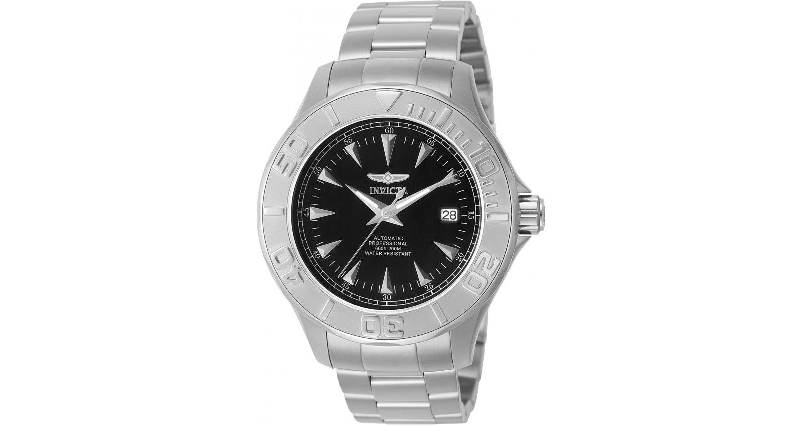 Invicta Men's 7034 Signature  Automatic 3 Hand Black Dial Watch