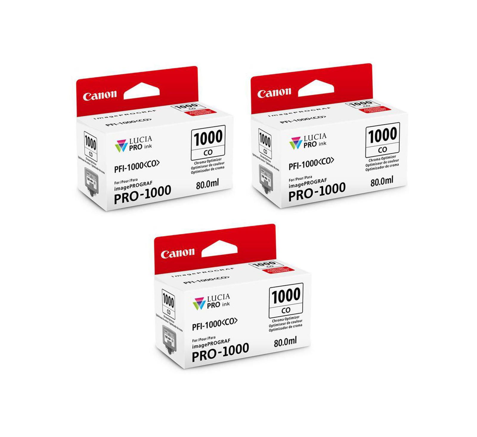 Canon оптимизатор цвета PFI1000CO LUCIA PRO, набор из 3 шт. для imagePROGRAF PRO-1000