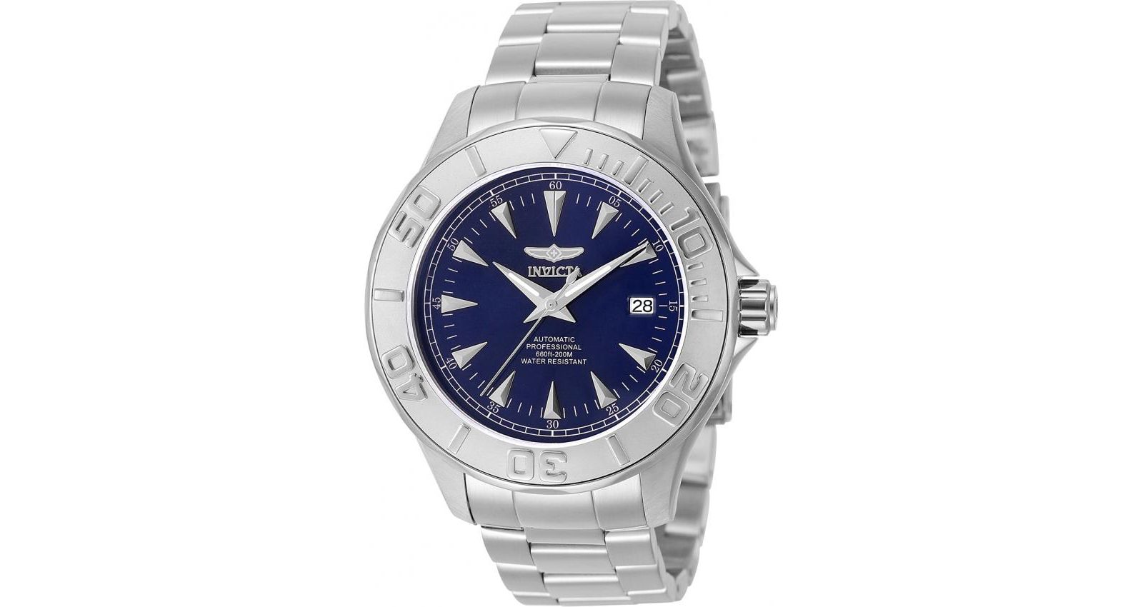 Invicta Men's 7035 Signature  Automatic 3 Hand Blue Dial Watch
