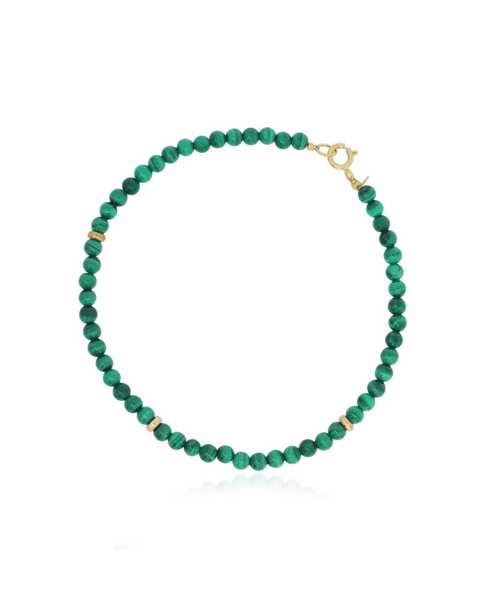 Браслет The Lovery Malachite Round Bead