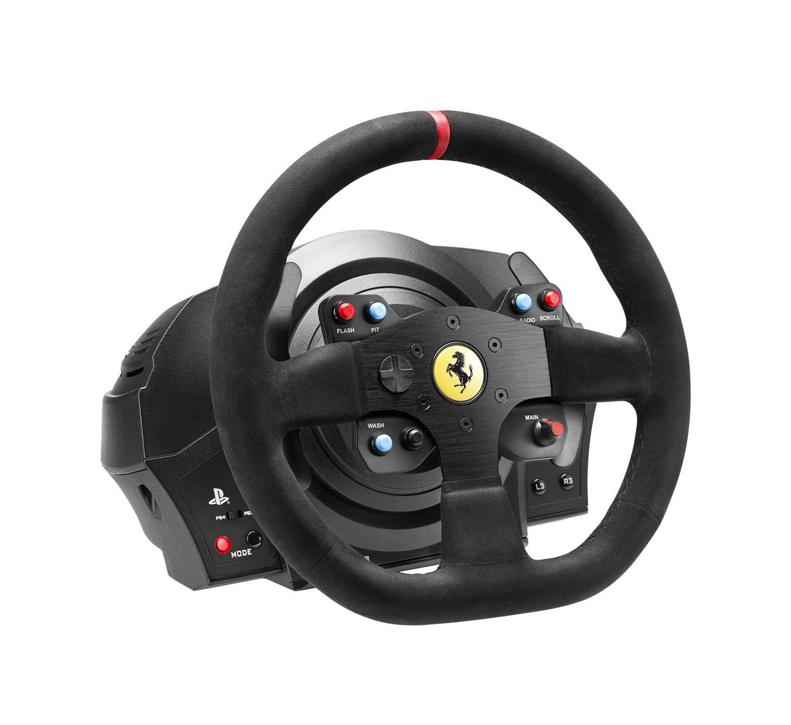 Thrustmaster T300 Ferrari Integral Alcantara Wired Racing Wheel for PS4, PC, PS5