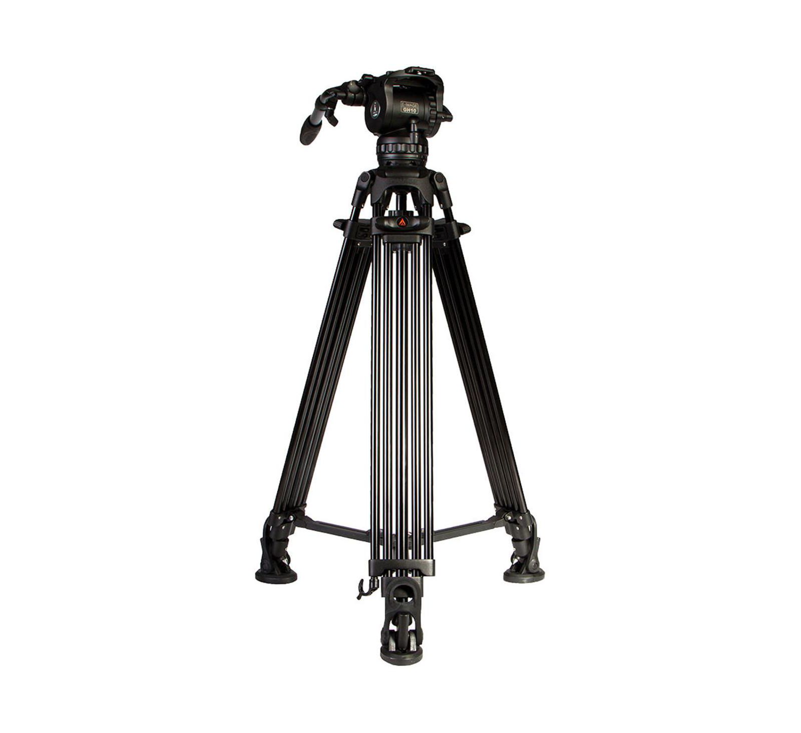 Алюминиевый штатив Ikan E-Image GA752 3-Section с видеоголовой GH10 Fluid и распоркой GS01