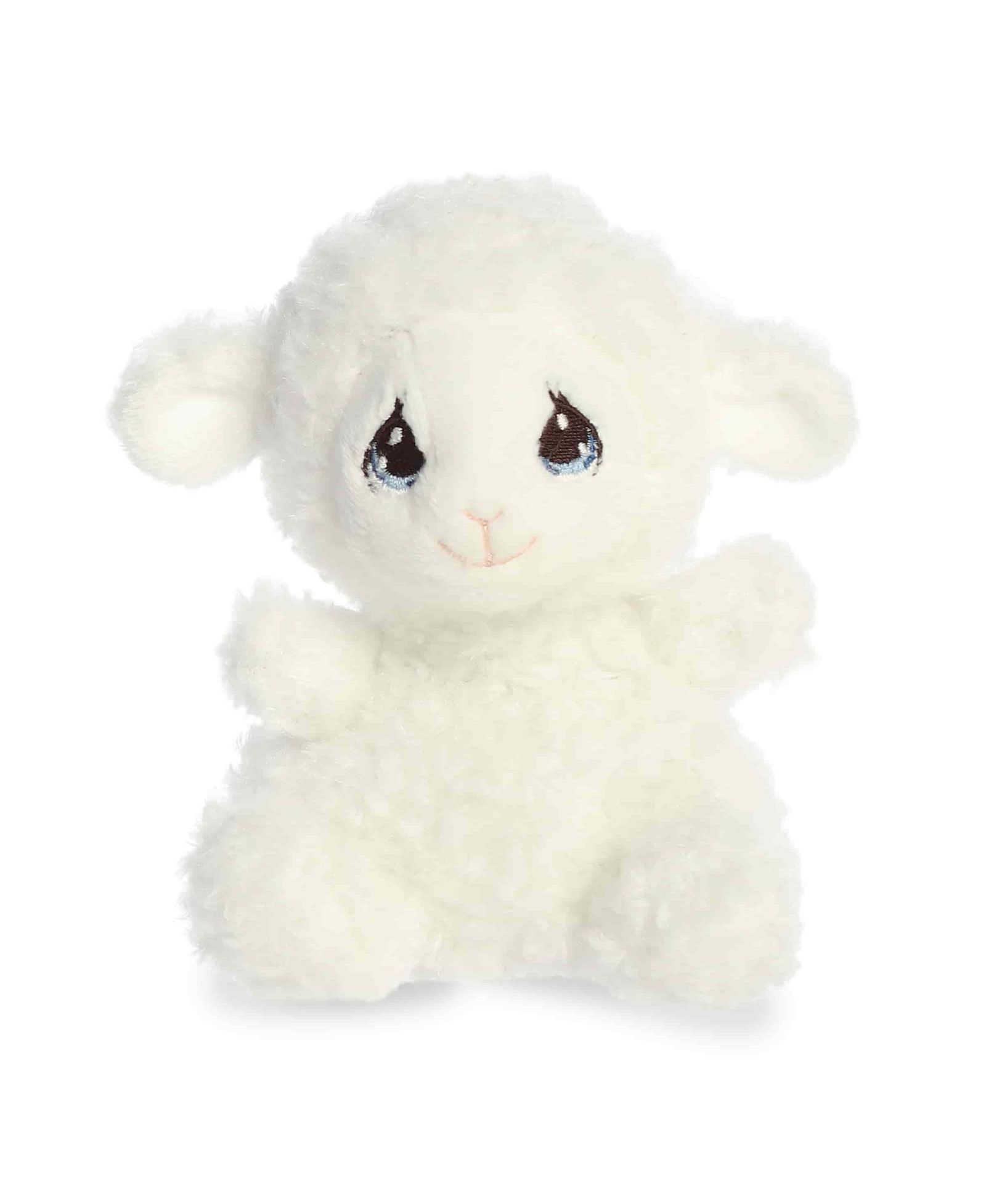 Плюшевая игрушка Aurora Mini Luffie Lamb Palm Pals Precious Moments White 5"