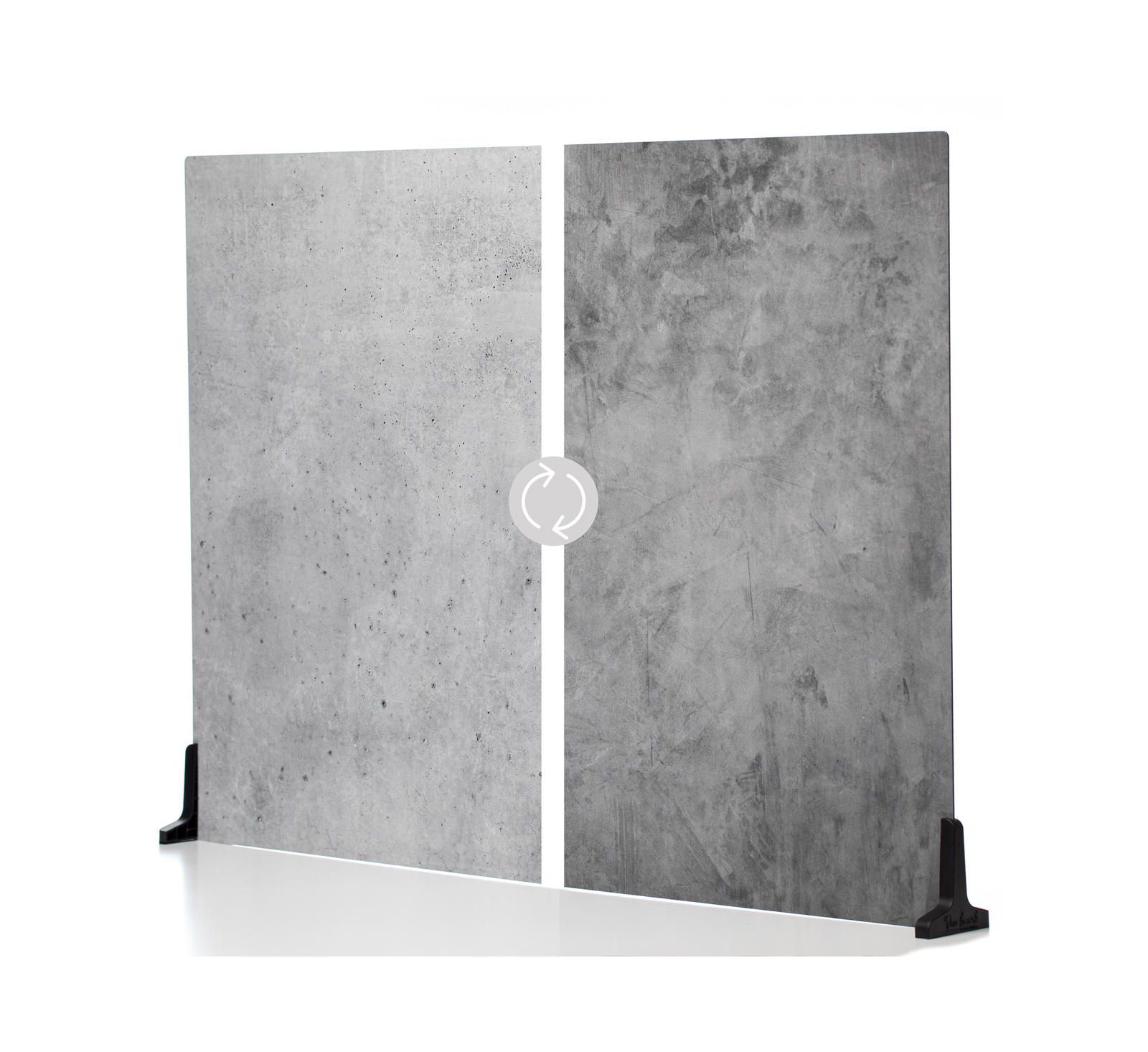 Доска V-FLAT WORLD Duo Board - 30x40" Double Sided Surface Board, Iced Concrete/Midnight Cement