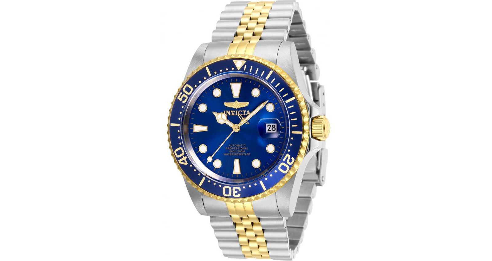 Invicta Men's 30093 Pro Diver Automatic 3 Hand Blue Dial Watch