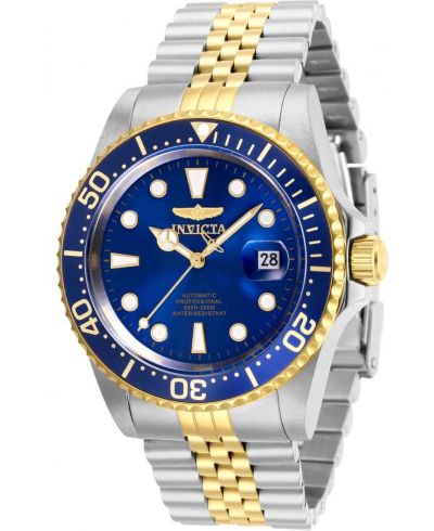 Invicta Men's 30093 Pro Diver Automatic 3 Hand Blue Dial Watch