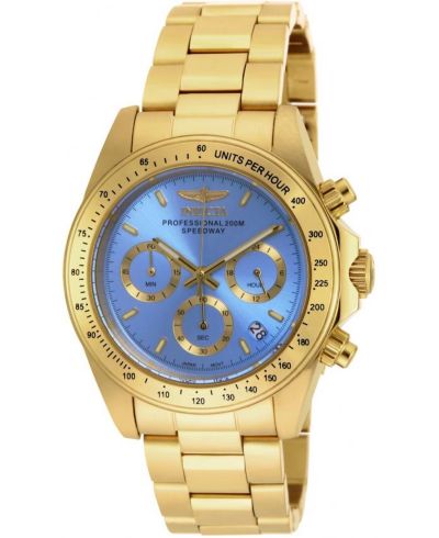 Invicta Women's 18256 Speedway Quartz Chronograph Light Blue Dial Watch
