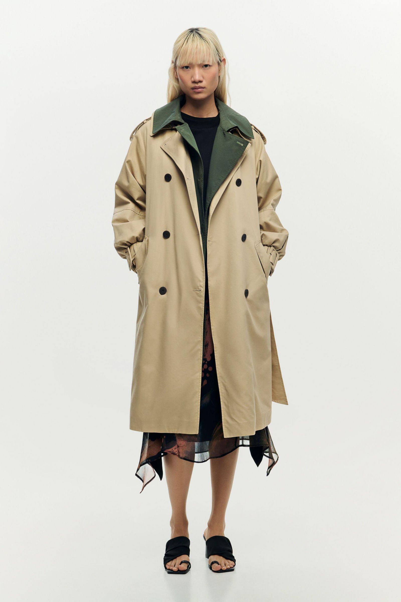 Desigual Women's Double-lapel trench coat