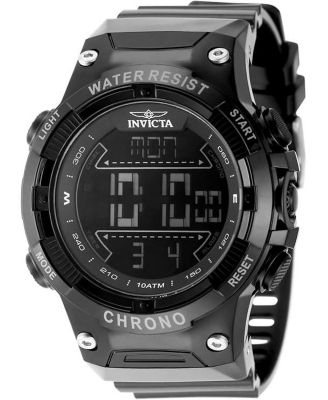 Invicta Men's 49040 Invicta Racing  Digital GMT/Alarm Black Dial Watch