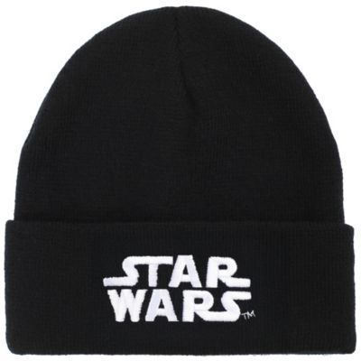Star Wars Men's Starwars Embroidery Speckled Yarn Acrylic Knit Beanie Cuff Beanie
