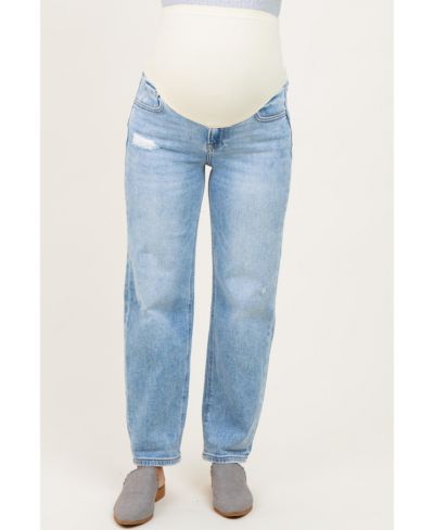 Женские джинсы Pinkblush Light High Rise Ankle Boyfriend Distressed