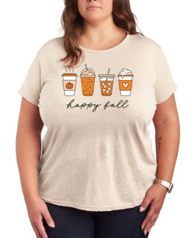 Женская футболка Hybrid Apparel Plus Size с принтивом Pumpkin Spice Latte