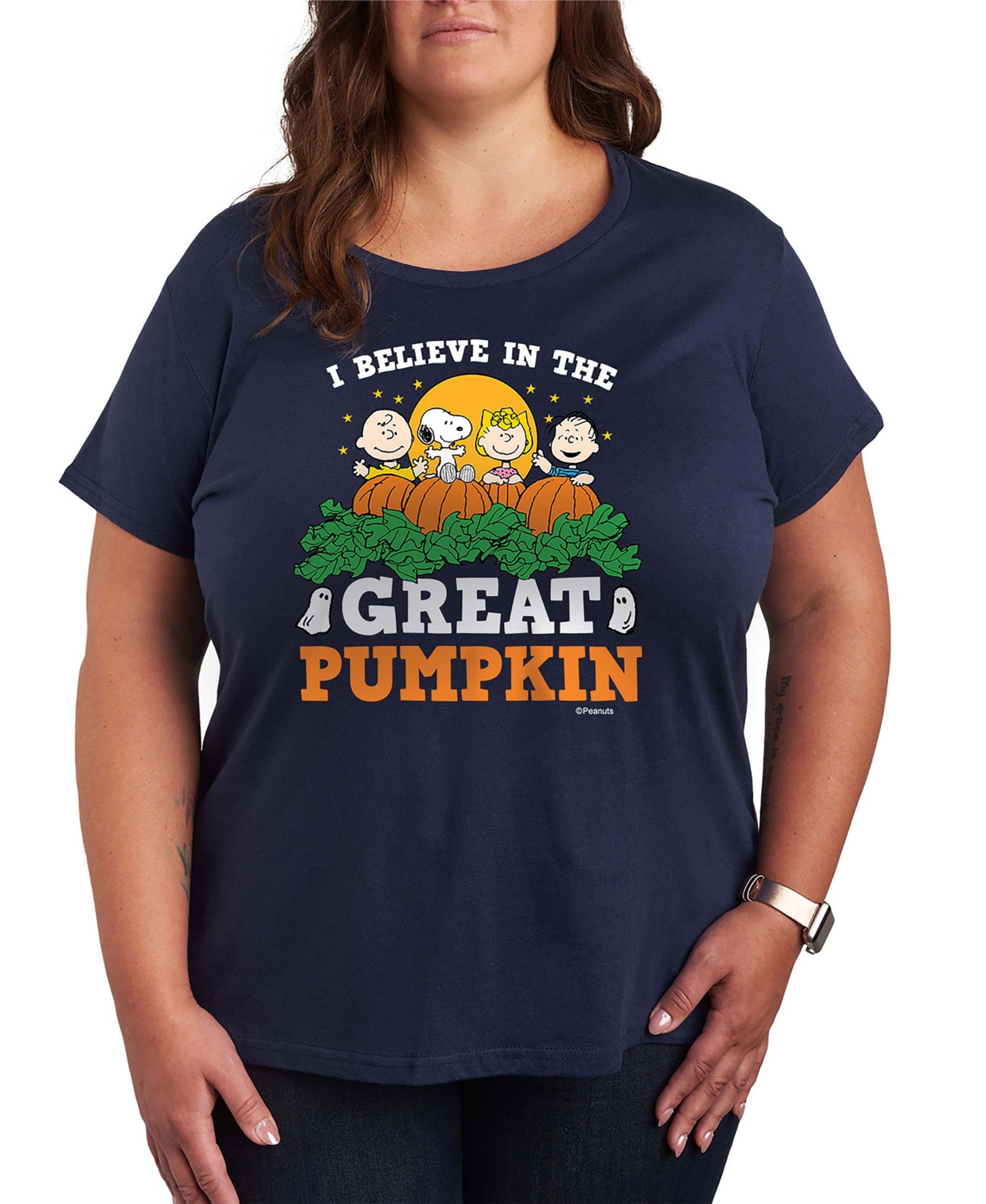 Футболка Hybrid Apparel Peanuts Gang Halloween Great Pumpkin