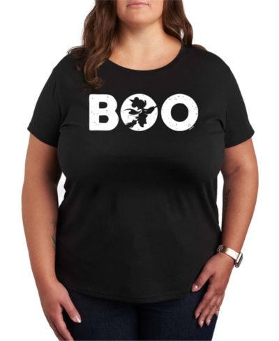 Disney Halloween Minnie Mouse Boo Women's Short Sleeve Graphic T-shirts