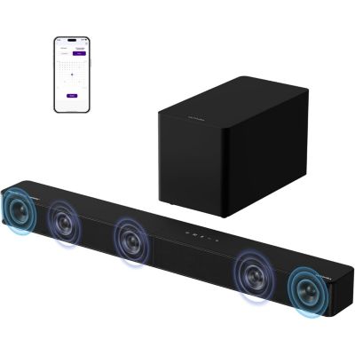 Акустическая система ULTIMEA Poseidon M60 Boom 5.1ch Dolby Atmos, 340W Peak Power, 5 полнодиапазонных динамиков, проводной сабвуфер