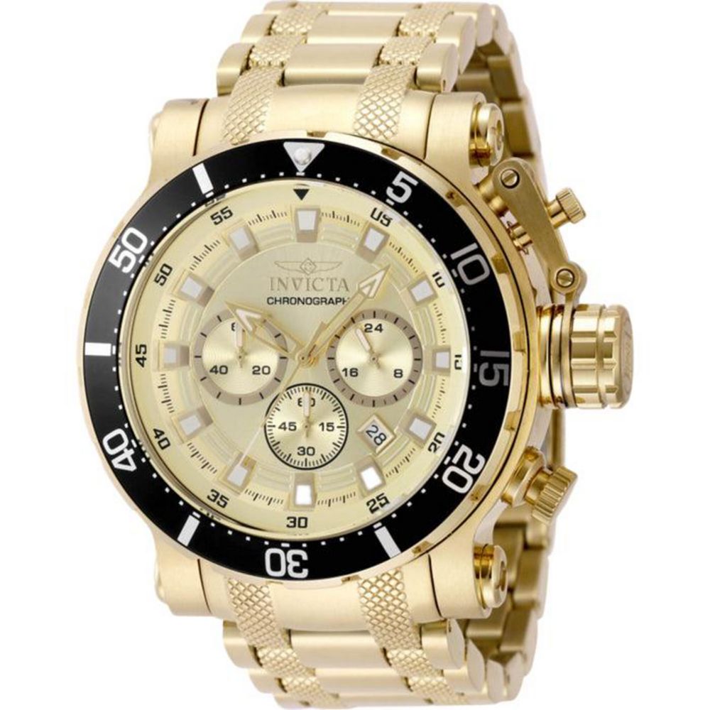 Invicta Men's 49093 Coalition Forces Quartz Chronograph Gold Dial Watch