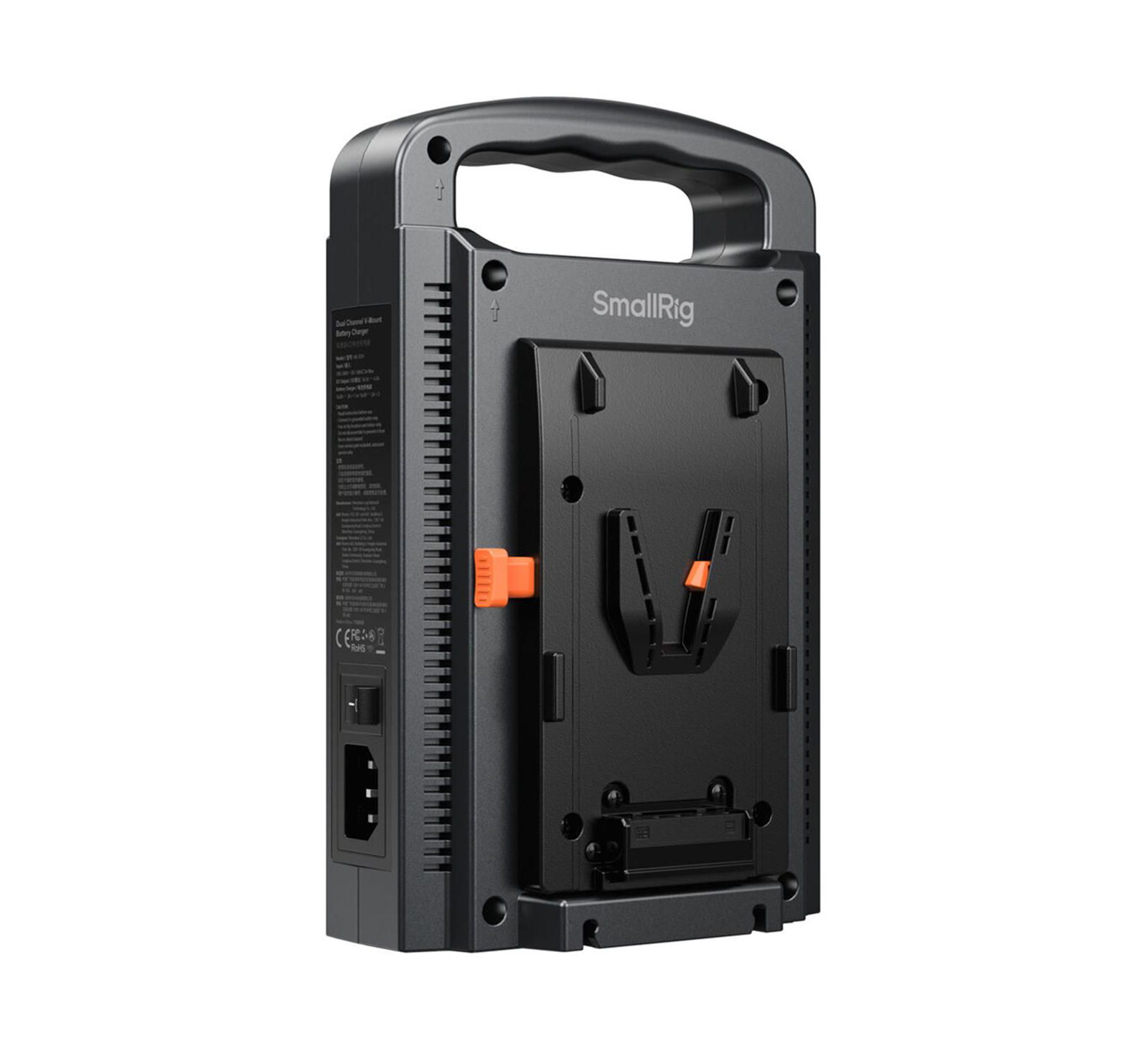 Двухканальное зарядное устройство для аккумуляторов V-Mount SmallRig 4450