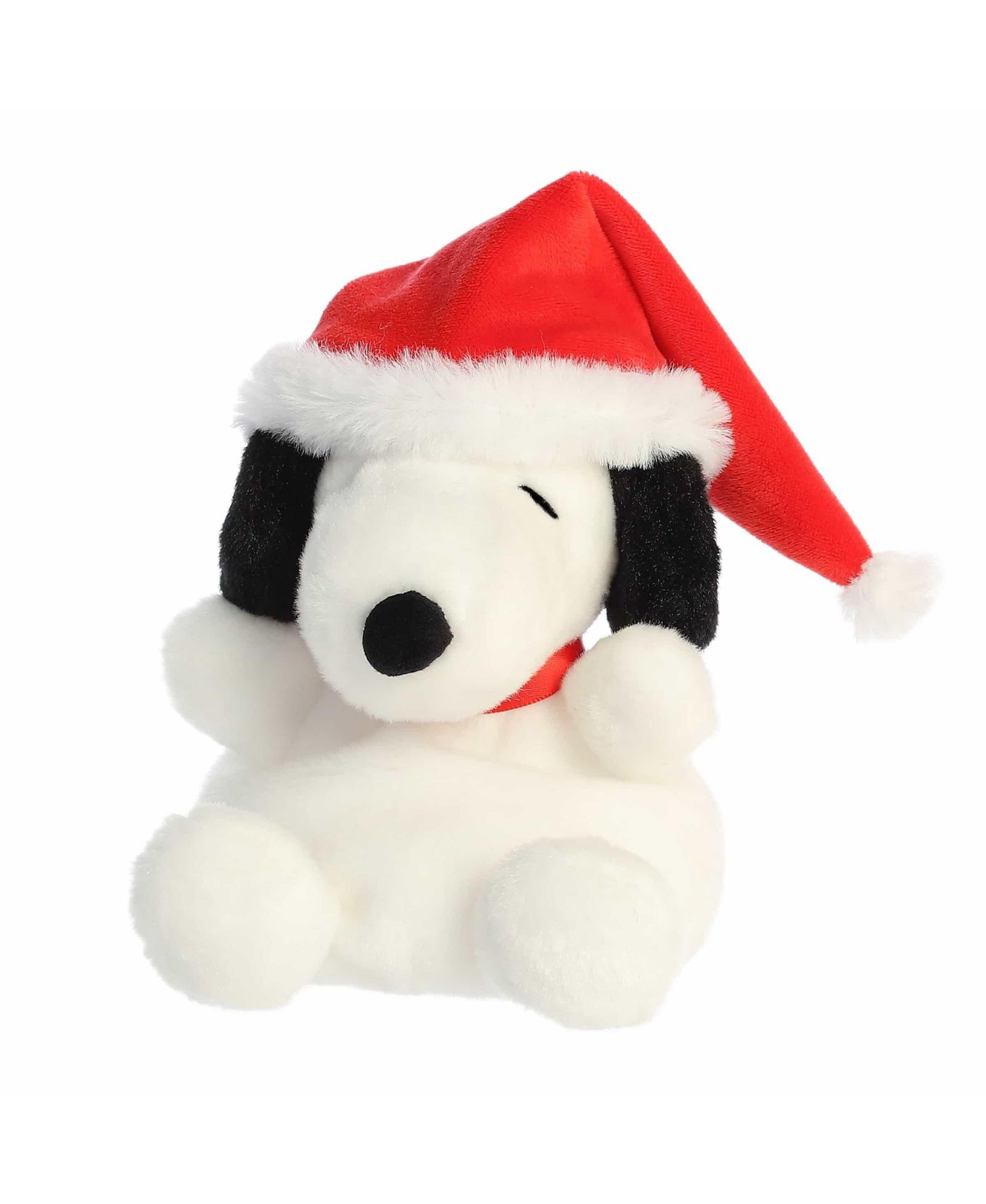 Aurora Santa Snoopy Palm Pals 5" Plush