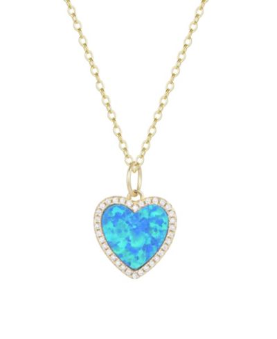 Blue green opal