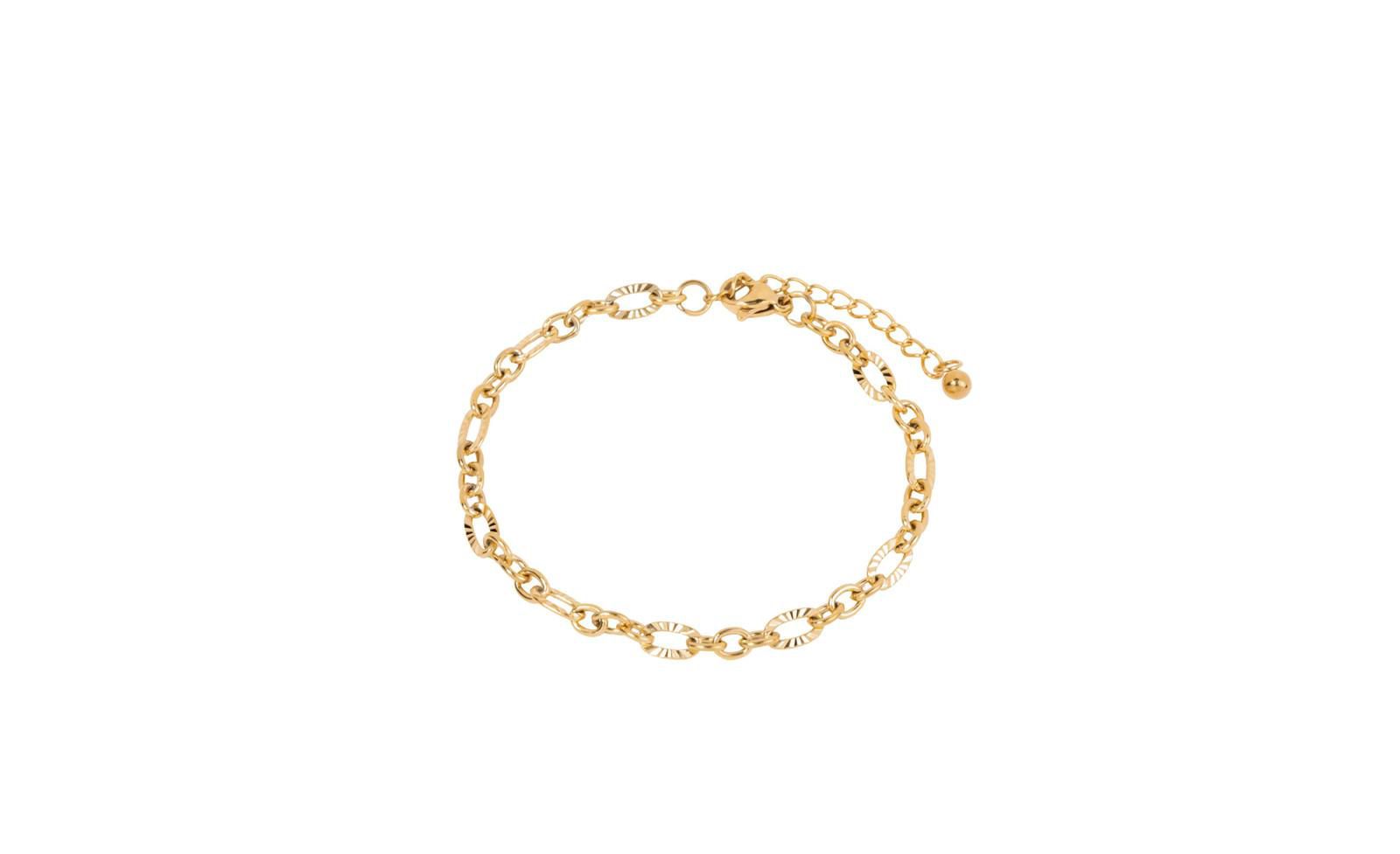 Браслет Aurora Link Oval and Textured Link