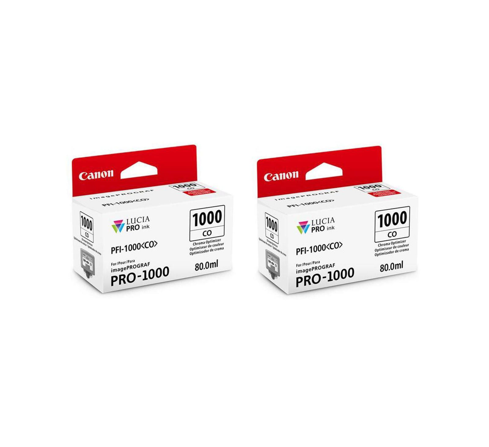 Canon набор чернил PFI1000CO Chroma Optimizer LUCIA PRO для imagePROGRAF PRO-1000, 2 шт