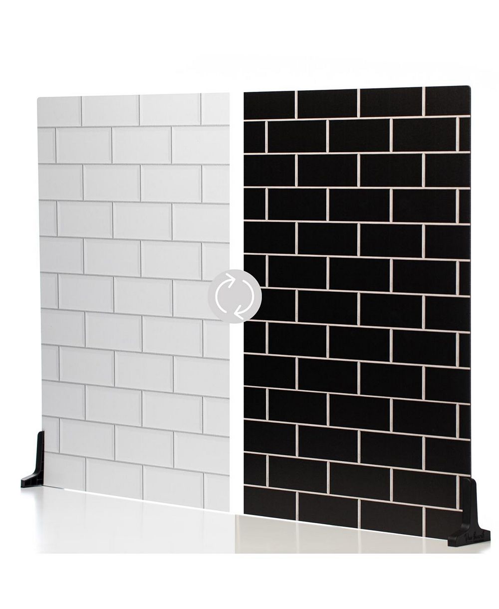 V-FLAT WORLD Duo Board Double Sided Surface Board/Ebony Subway Tile