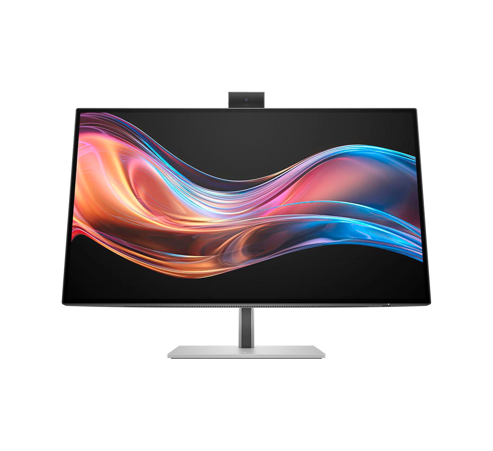 HP 7 Pro 727pm 27" 16:9 4K UHD IPS LCD USB-C Conferencing Monitor, Silver