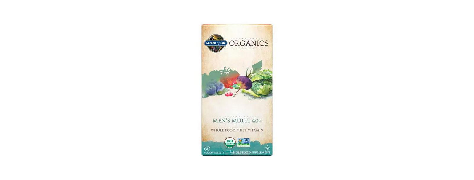 Мультивитамины Garden of Life Mens 40 Plus 60 Tabs