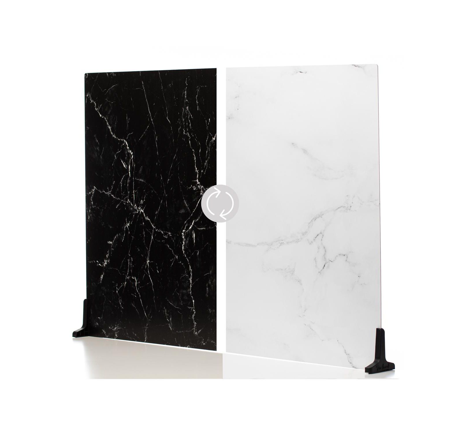 V-FLAT WORLD Duo Board - 24x24" Surface Board, Onyx Marble/Alpine Marble