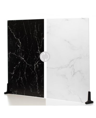 V-FLAT WORLD Duo Board - 24x24" Surface Board, Onyx Marble/Alpine Marble