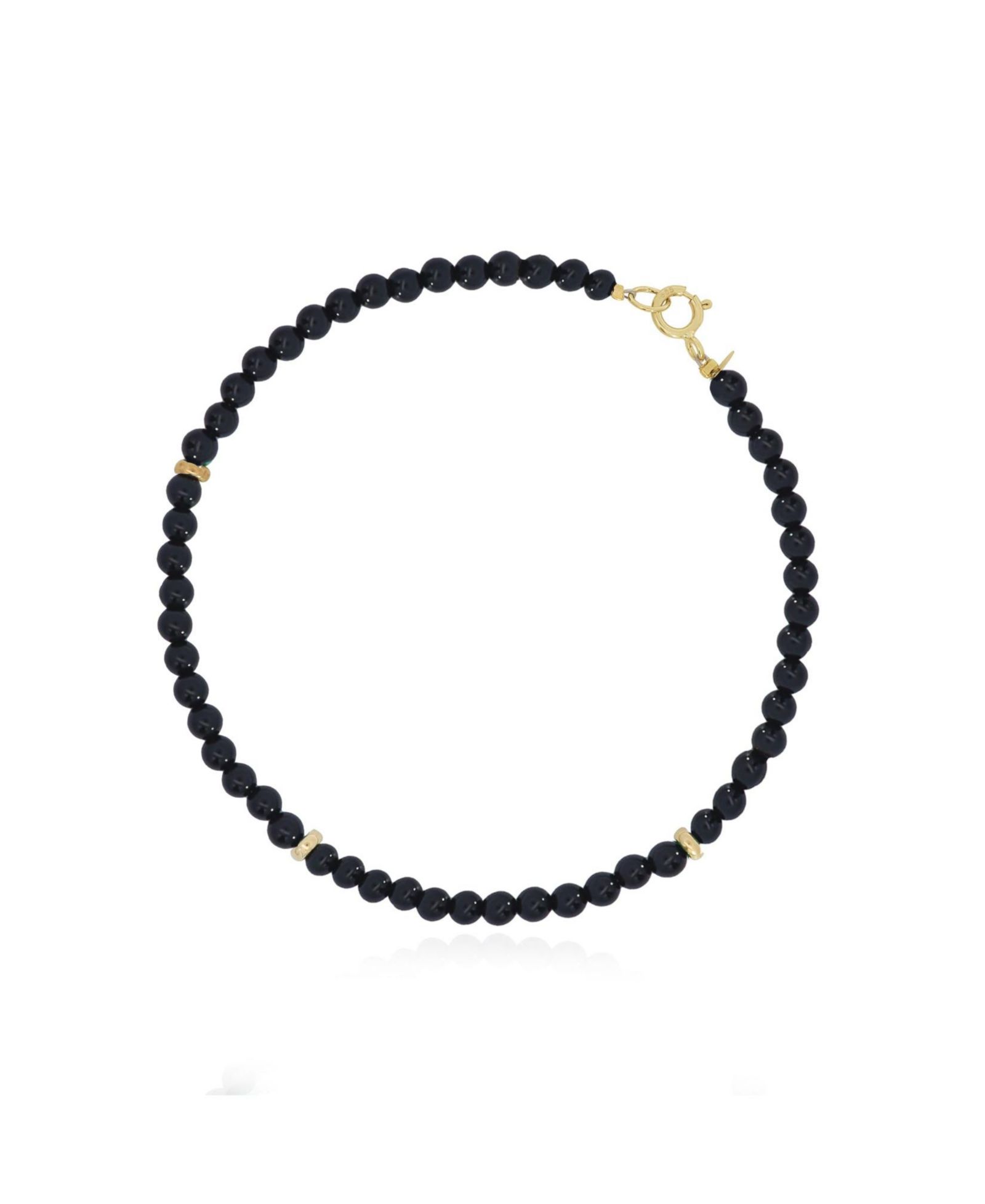 Браслет The Lovery Onyx Round Bead