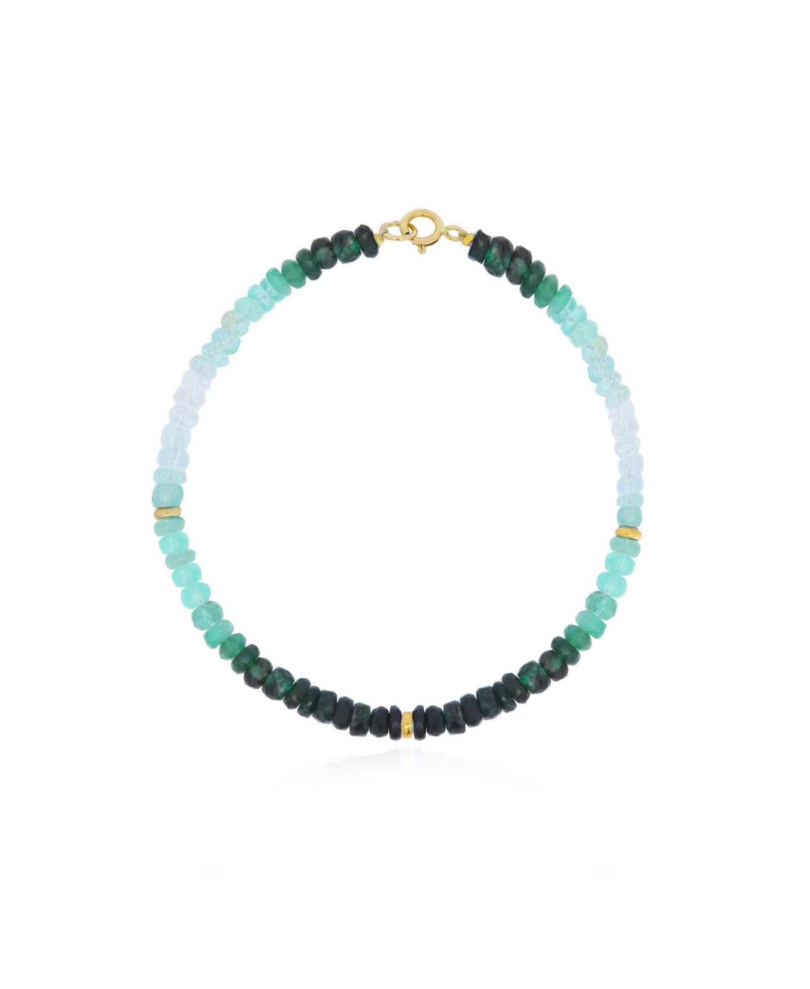 Браслет The Lovery Emerald Ombre Bead