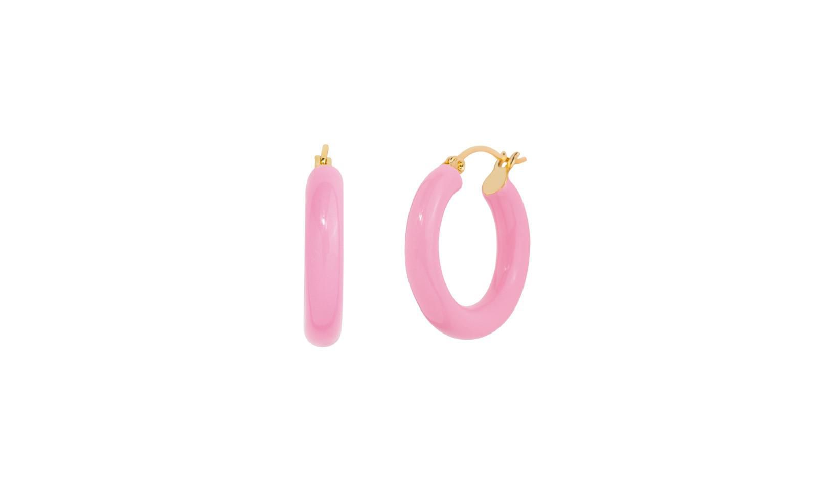 Little Sky Stone серьги Sasha Enamel Hoops