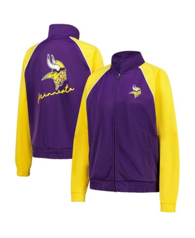 Женская спортивная куртка G-III 4Her by Carl Banks Purple/Gold Minnesota Vikings Replay Full-Zip
