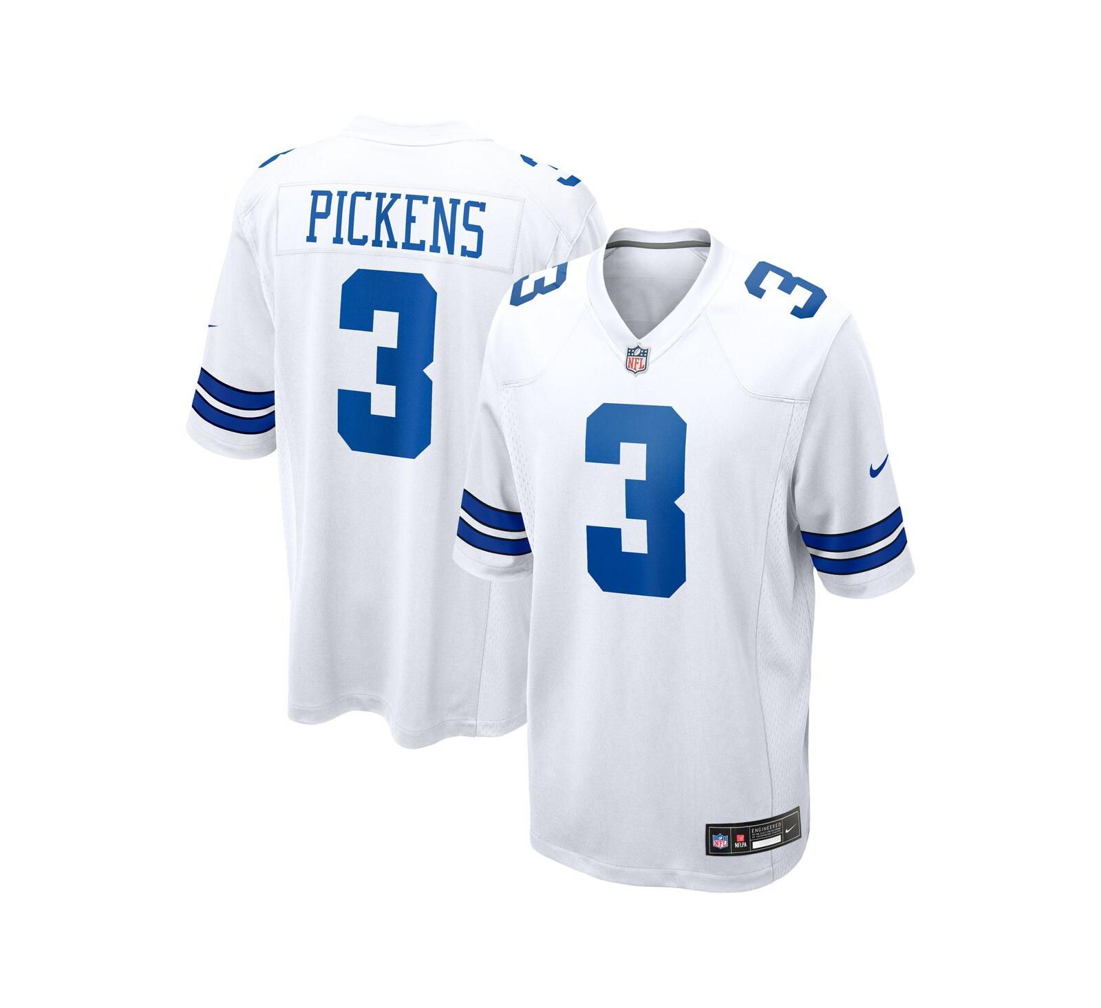 Nike Men's George Pickens White Dallas Cowboys Game Jersey