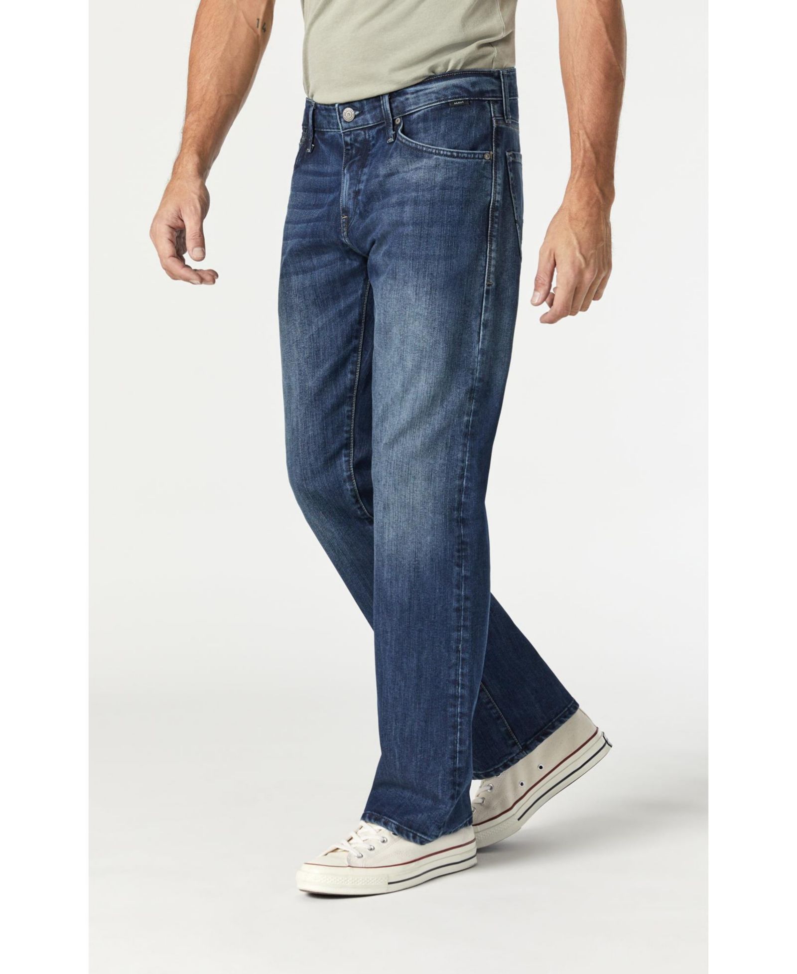Mavi Jeans Men's Mavi Josh Bootcut in Mid Shaded Stanford