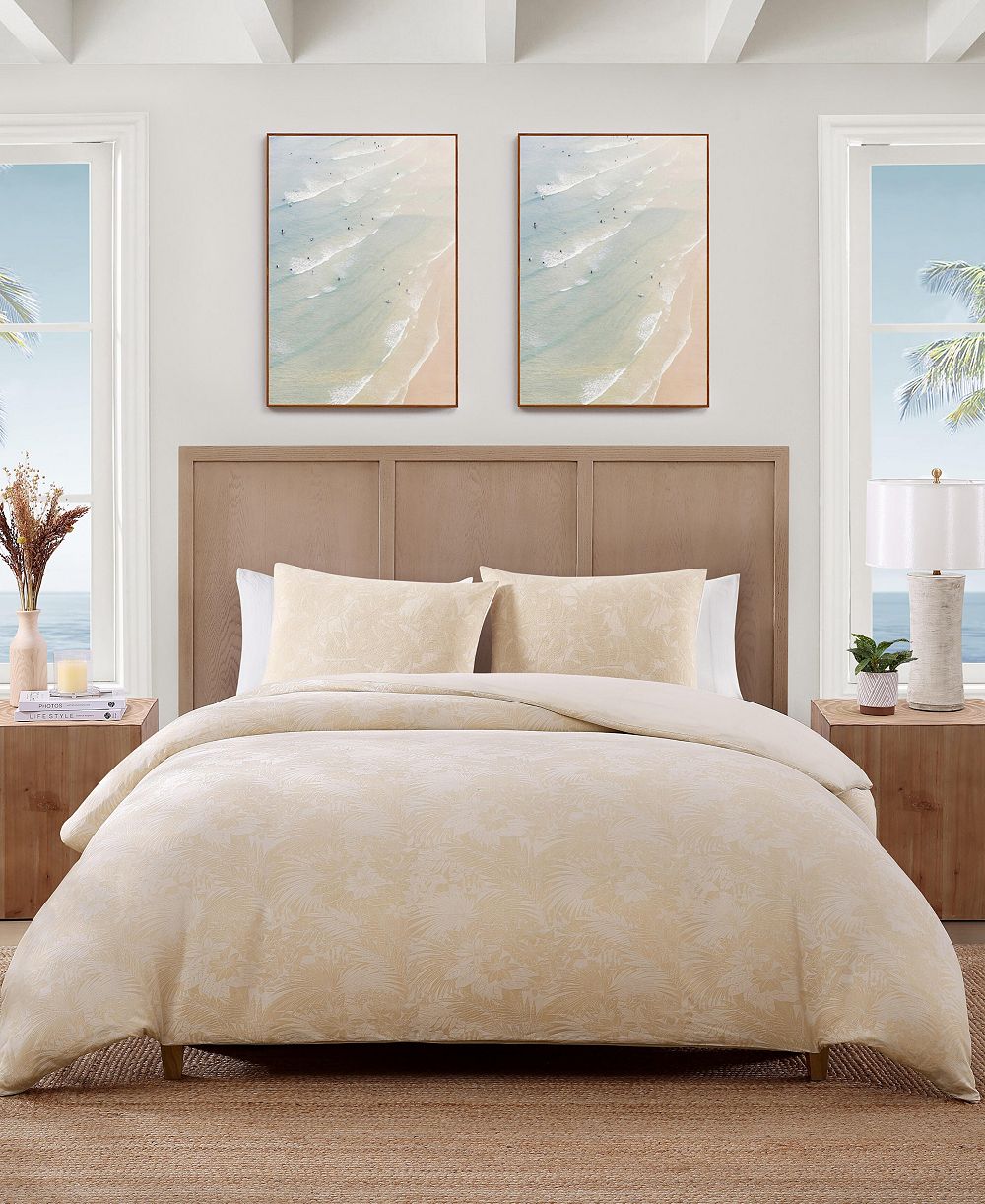 Tommy Bahama Beachside Blooms комплект пододеяльника из 3 предметов, King