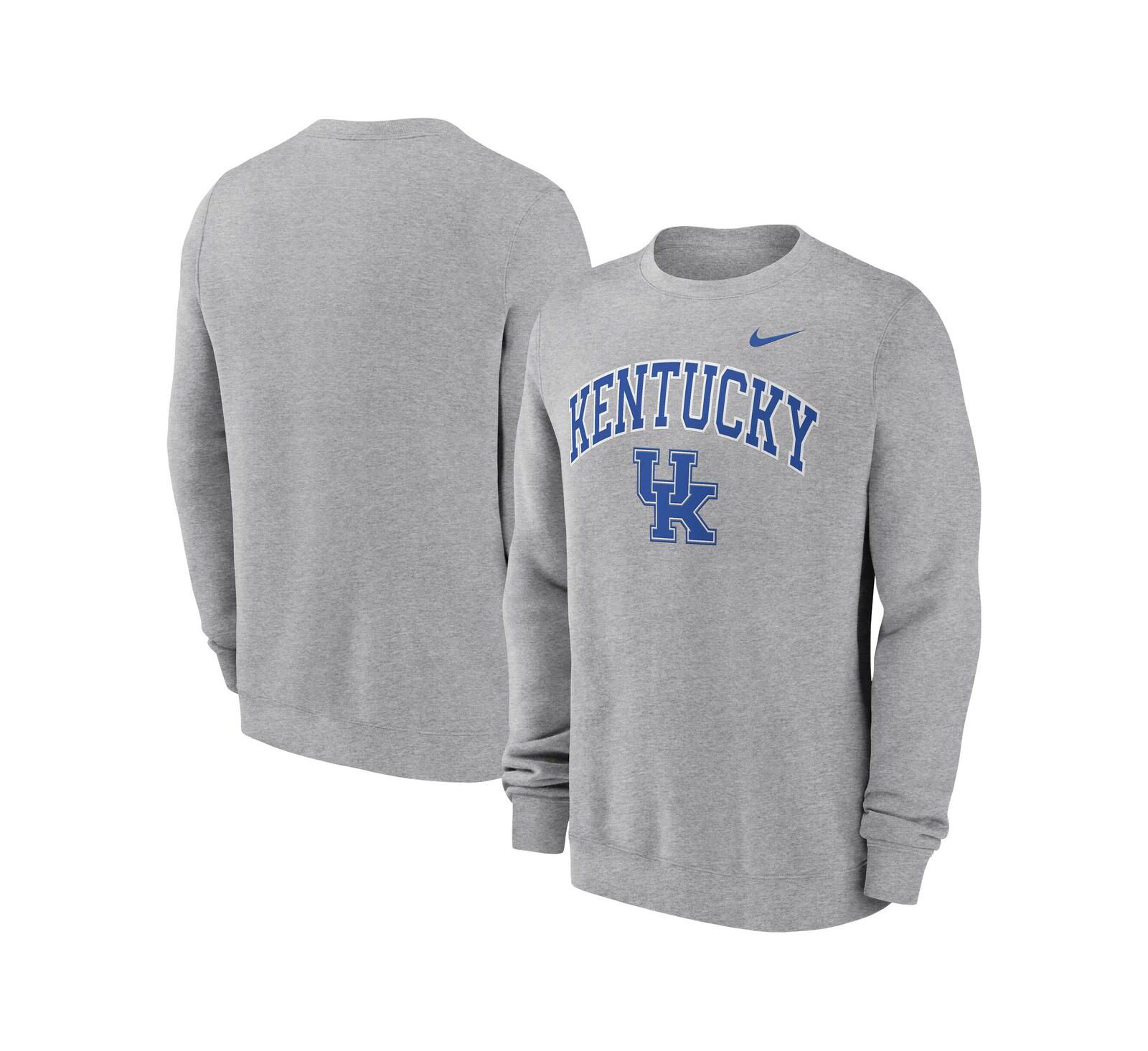 Мужская толстовка Nike Gray Kentucky Wildcats Arch Pullover