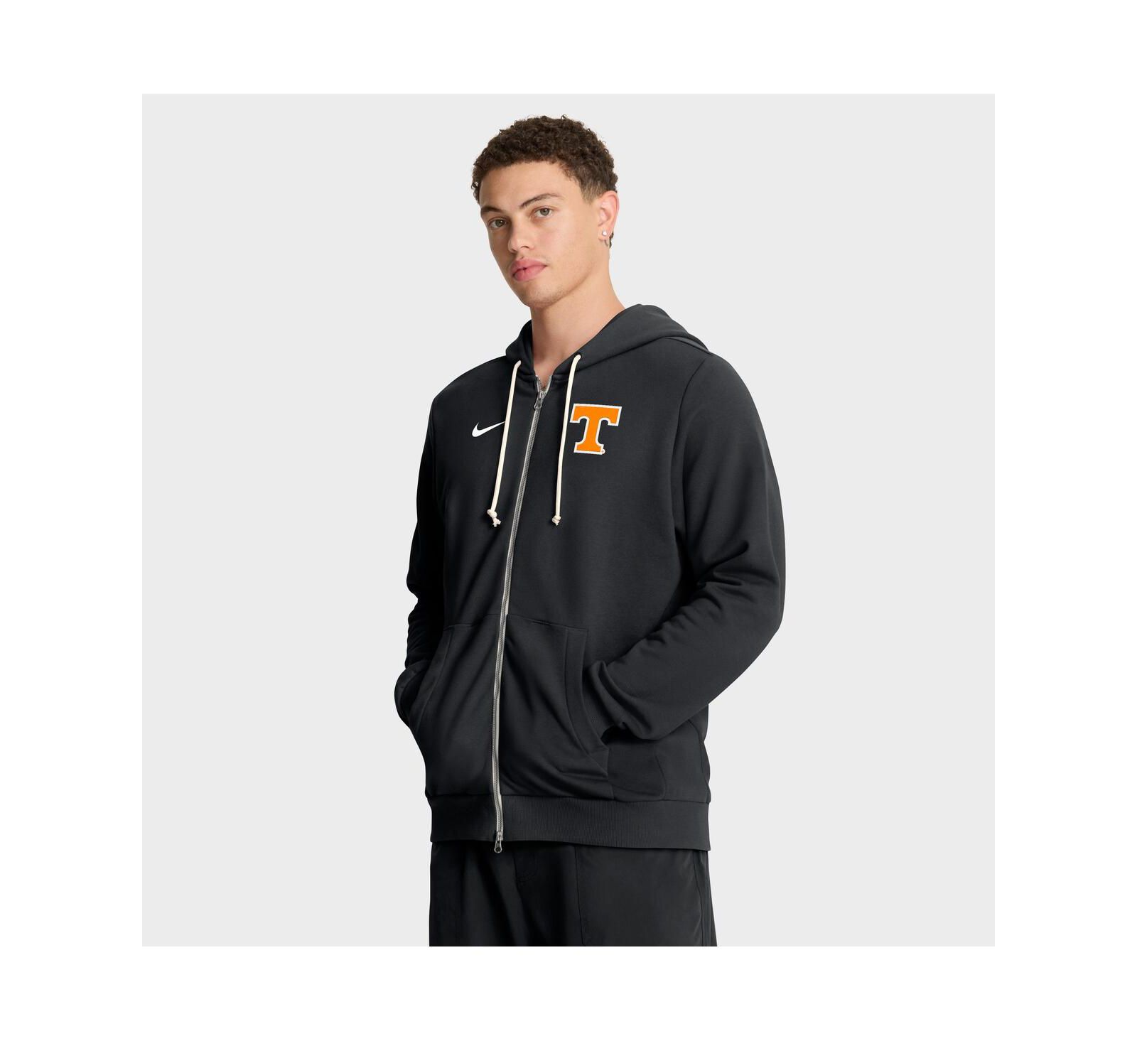 Мужское худи на молнии Nike Black Tennessee Volunteers 2025 Sideline Standard Issue Dri-FIT