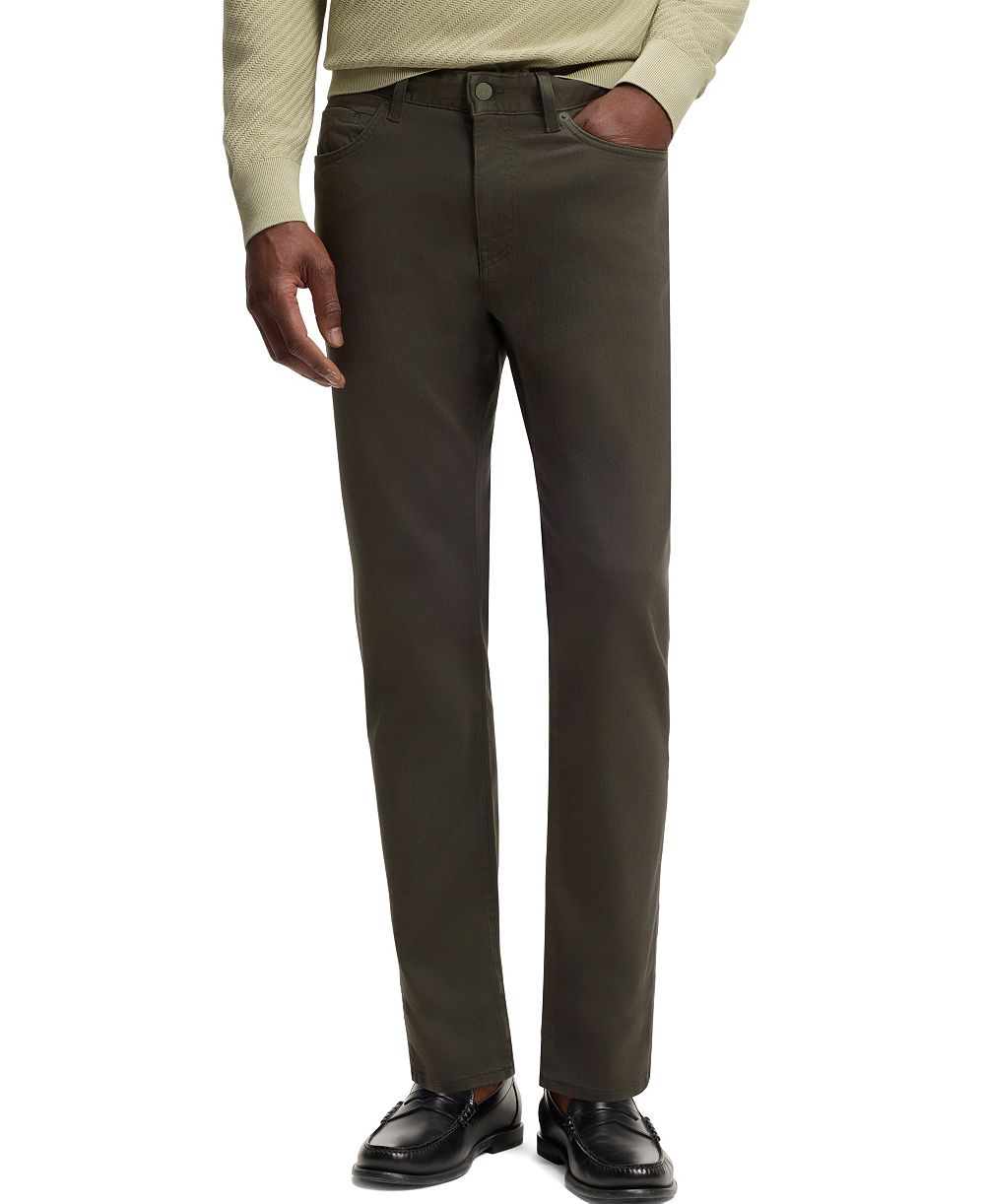 Мужские брюки BOSS by Hugo Boss Fade-Resistant Twill Slim-Fit