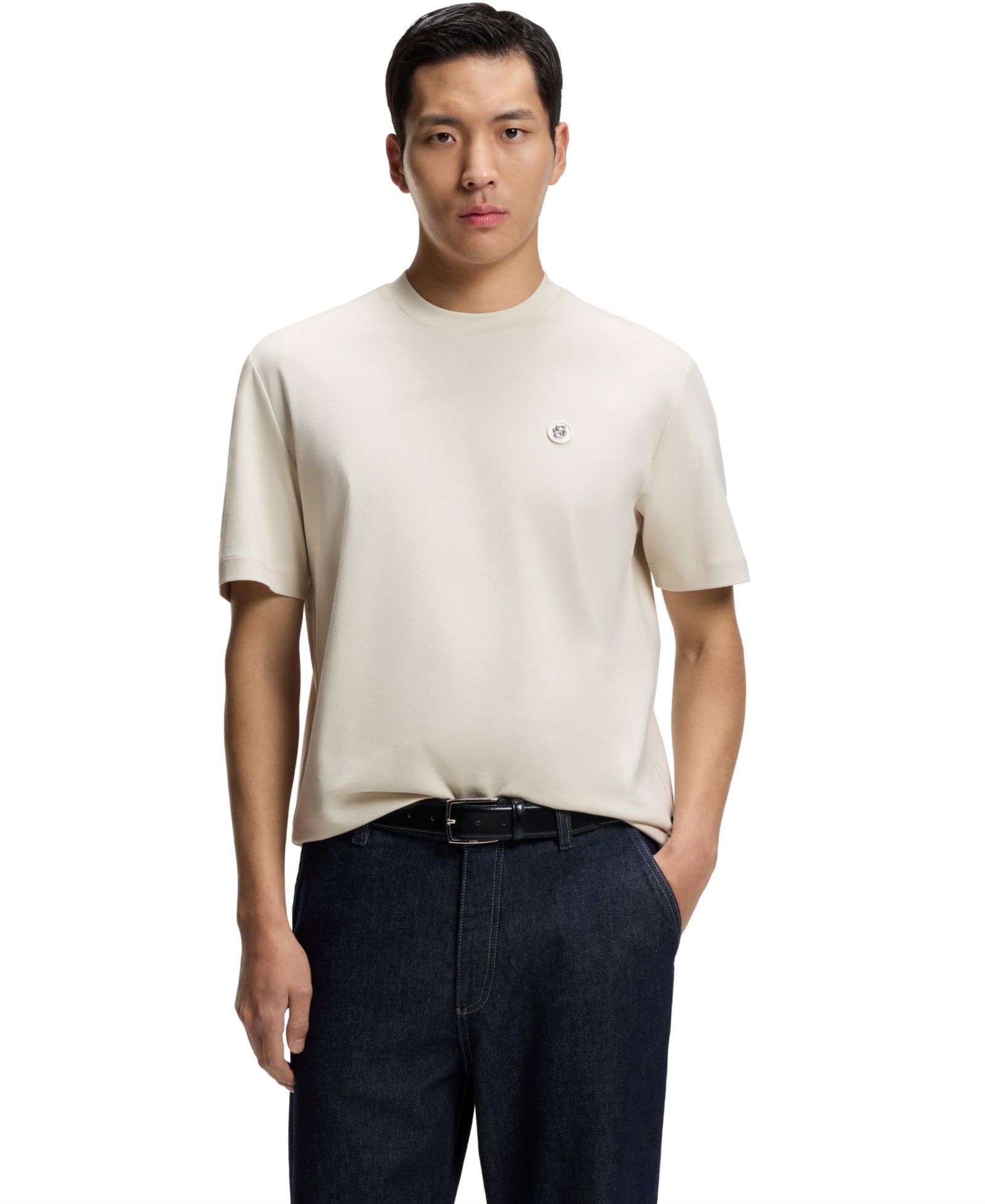 BOSS by Hugo Boss Men's Cotton Monogram Regular-Fit T-Shirt
