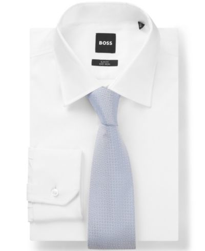 BOSS by Hugo Boss Men's Silk Blend Jacquard-Pattern Tie