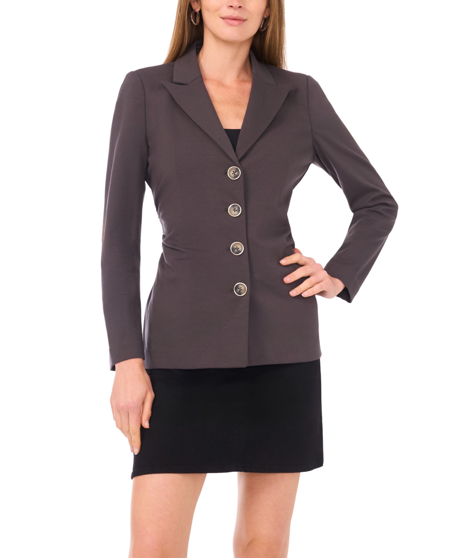 Vince Camuto Women's Ponte Long Sleeve Blazer