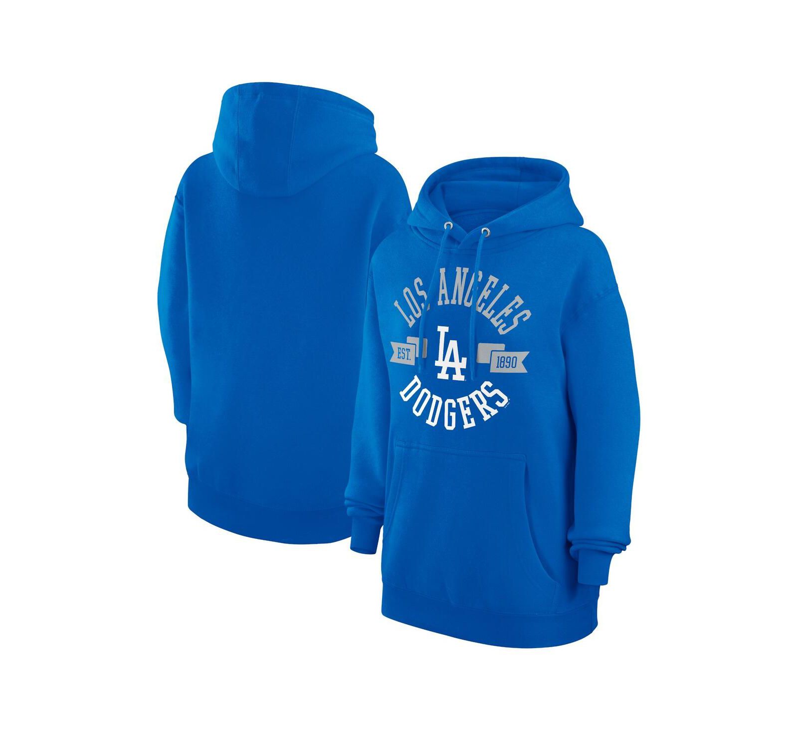 Женское худи G-III 4Her by Carl Banks Royal Los Angeles Dodgers City Graphic Pullover Hoodie