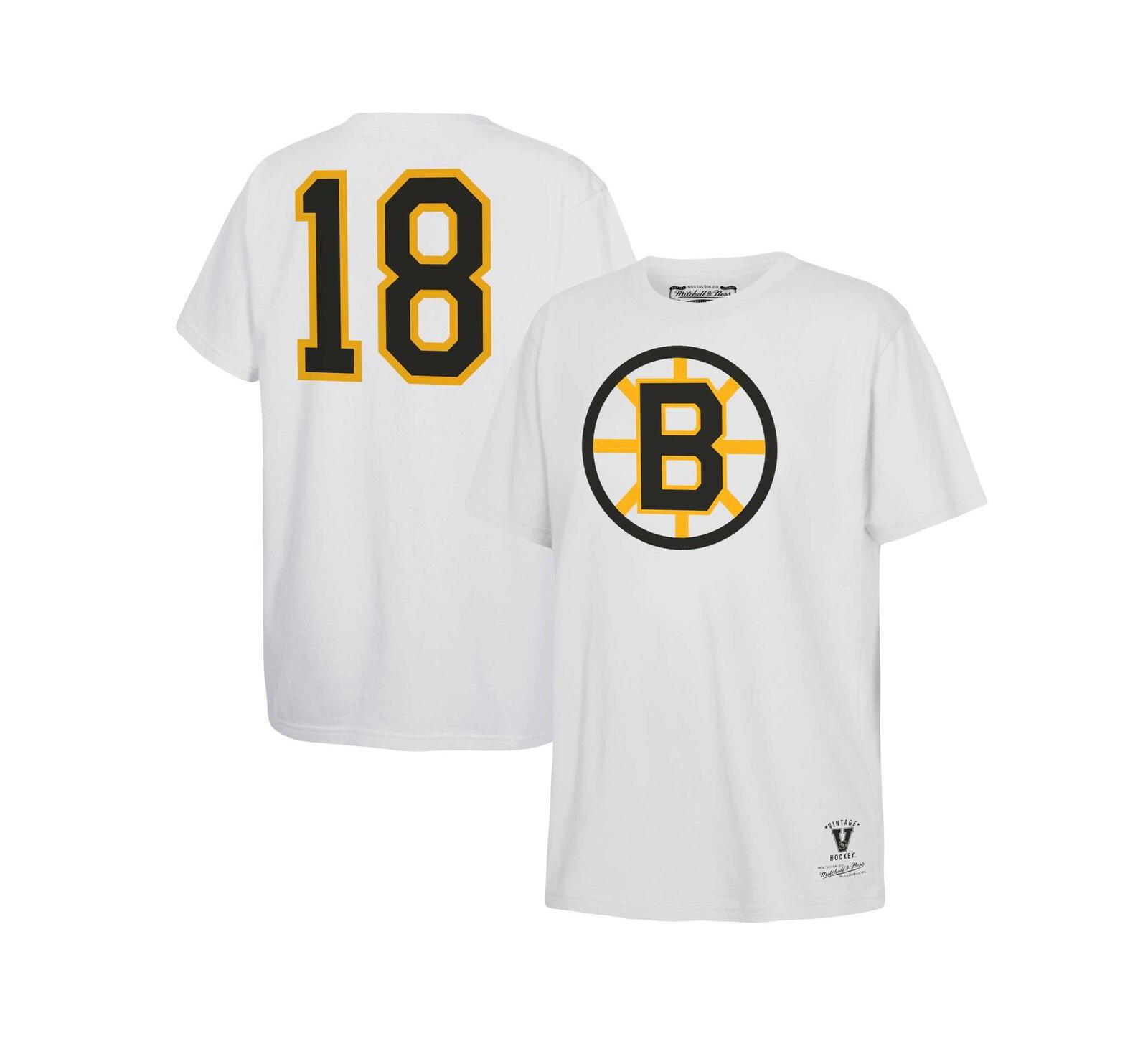 Mitchell & Ness Big Boys and Girls Willie O'Ree White Boston Bruins Name & Number T-Shirt