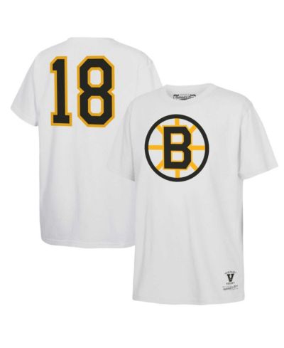 Mitchell & Ness Big Boys and Girls Willie O'Ree White Boston Bruins Name & Number T-Shirt