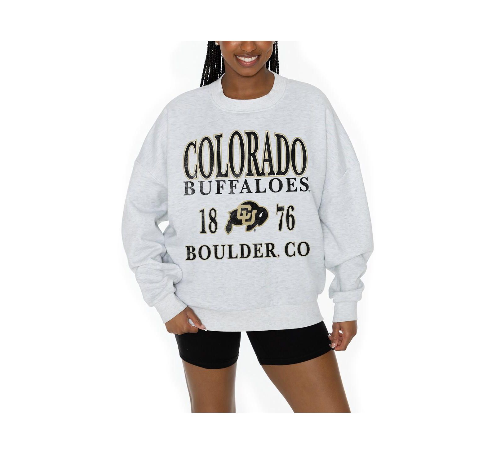 Gameday Couture Женская серая флисовая толстовка с капюшоном Colorado Buffaloes