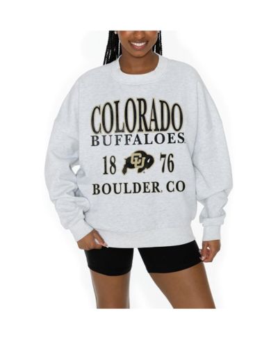 Gameday Couture Женская серая флисовая толстовка с капюшоном Colorado Buffaloes
