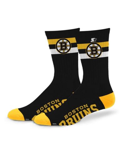 Носки Starter Boston Bruins Team Color Two-Stripe Crew