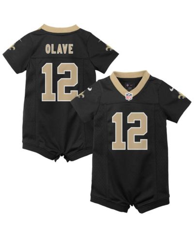 Детский комбинезон Nike Chris Olave Black New Orleans Saints Game для мальчиков и девочек